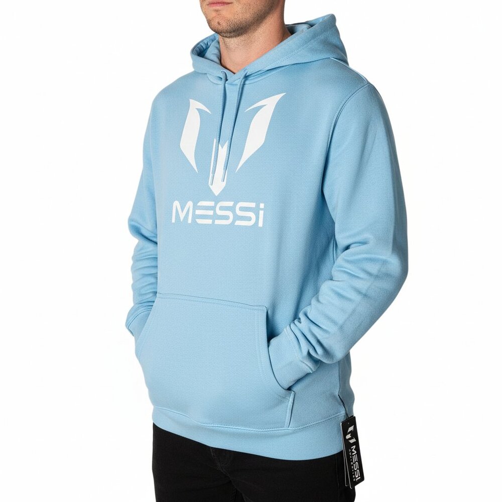 Messi Collection Blue Pullover Hoodie Men’s XL